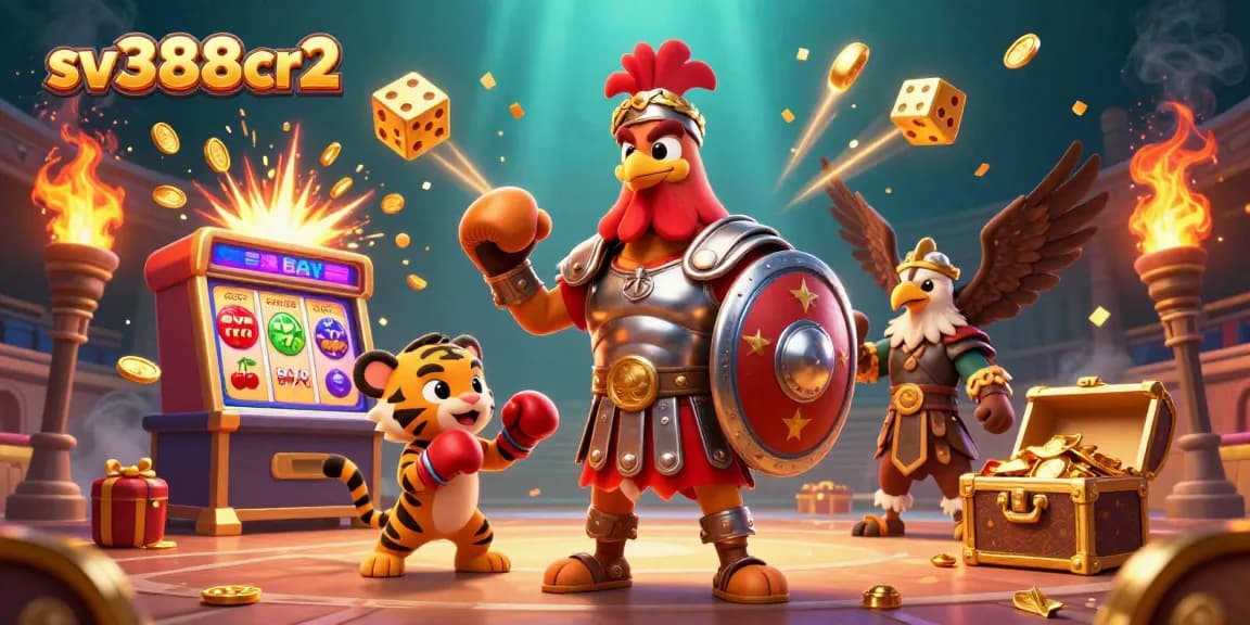Experience the thrill of sv388cr2's exciting betting arena with gladiator roosters and jackpots.