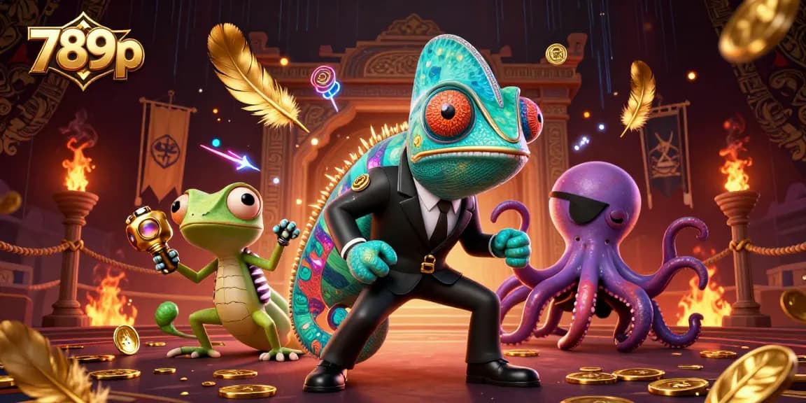 Experience thrilling gameplay at 789p with a vibrant 3D casino adventure featuring dynamic characters.