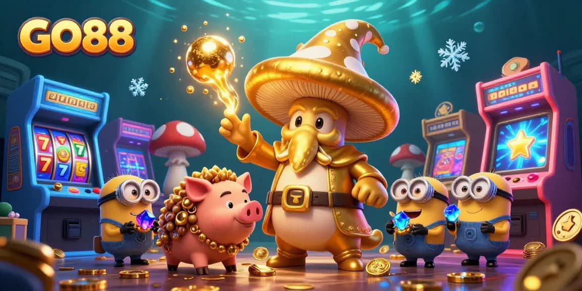 GO88 brings thrilling gameplay with rich visuals in an enchanting casino landscape for players.