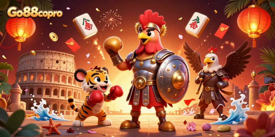 Experience thrilling gameplay with Go88copro's vibrant casino scene, showcasing glorious wins.