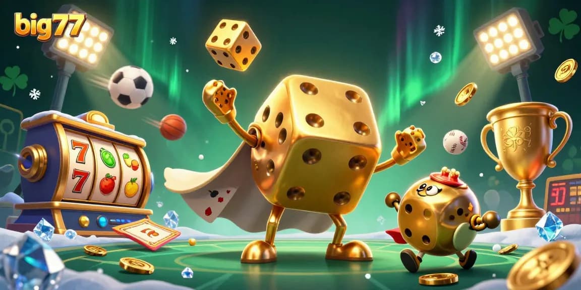 Experience excitement at big777 with a vibrant scene showcasing the thrill of online slots.