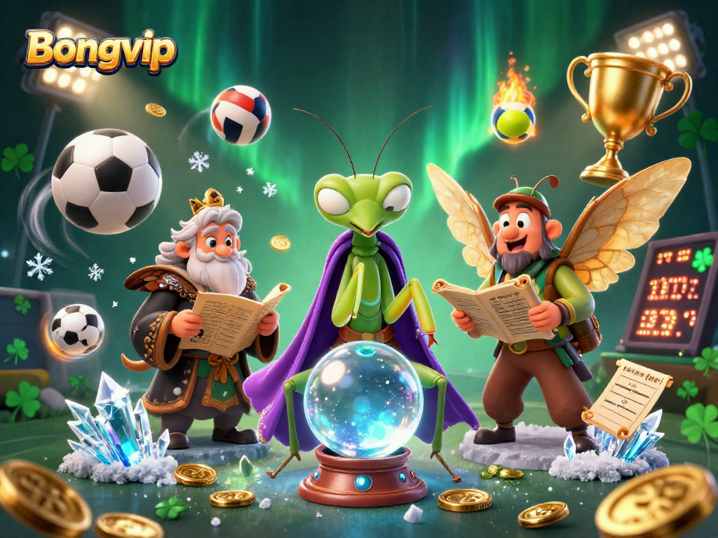 Bongvip offers captivating online gambling experiences filled with vibrant sports elements and engaging characters.