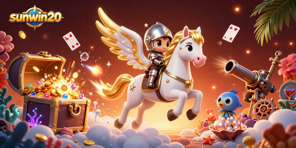 Spin the reels with sunwin20 as the celestial knight rides the gaming cosmos, collecting treasures.