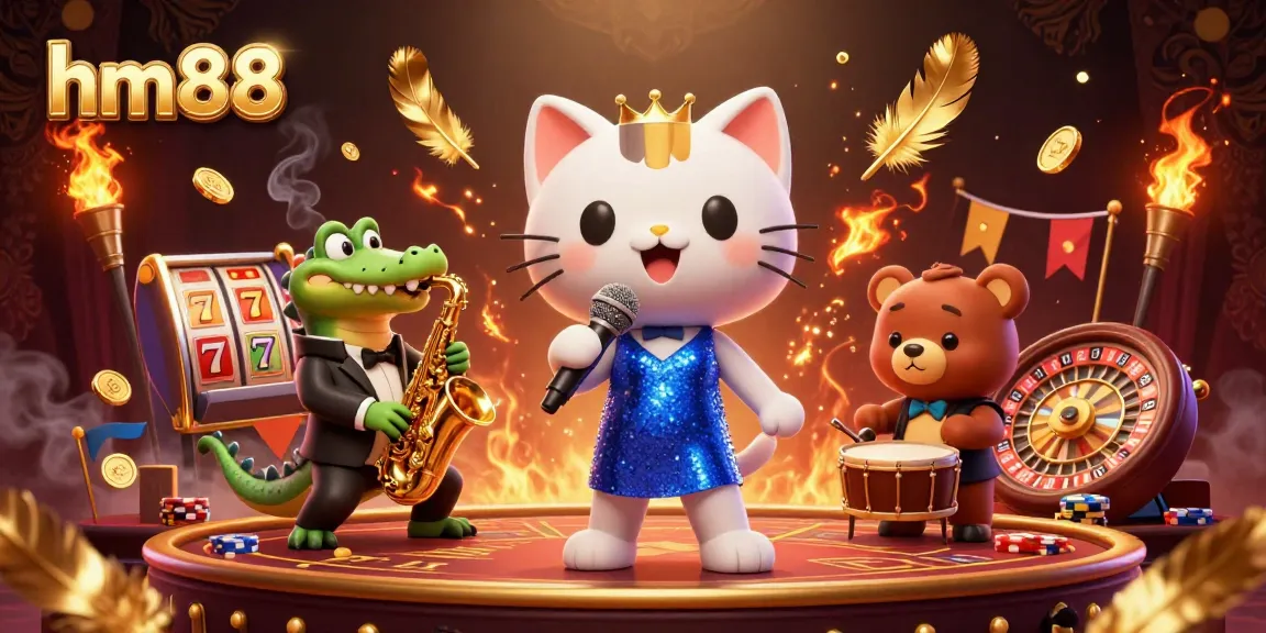 Experience dynamic gaming action at hm88 with charming characters and exciting casino elements.