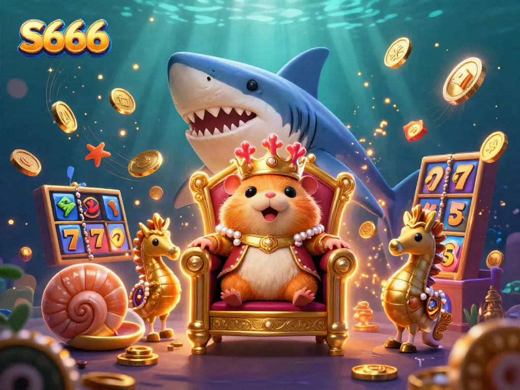 Join the thrilling world of S666, where the mighty hamster king reigns over lavish slots and jackpots.