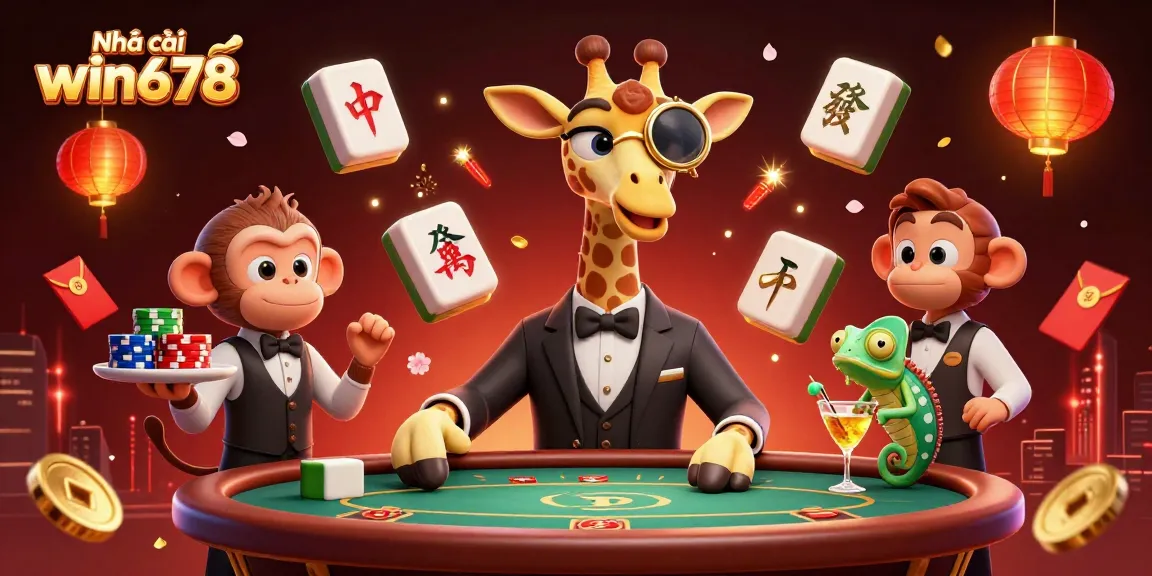 Engage with Nhà cái win678 and enjoy thrilling casino games in a vibrant 3D scene.