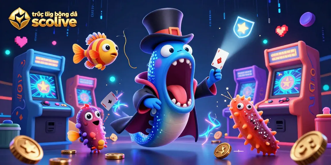 Experience the excitement of trực tiếp bóng đá socolive with a vibrant, dynamic 3D scene filled with interactive elements.