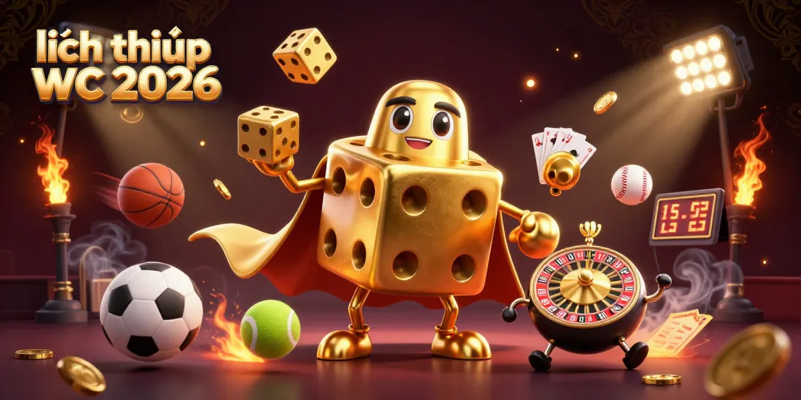 Track the thrilling moments of lịch thi đấu wc 2026 with dynamic sports elements in a vibrant scene.