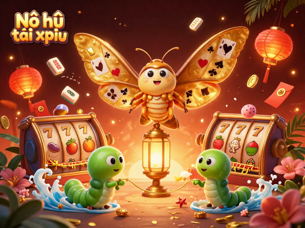 Experience thrilling action in Nổ hũ tài xỉu with vibrant casino elements and captivating graphics.