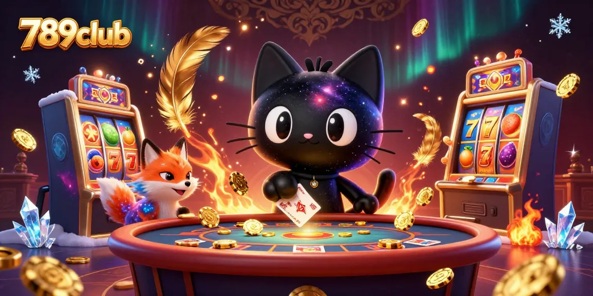 Engage with 789club's thrilling game action amidst vibrant casino visuals.