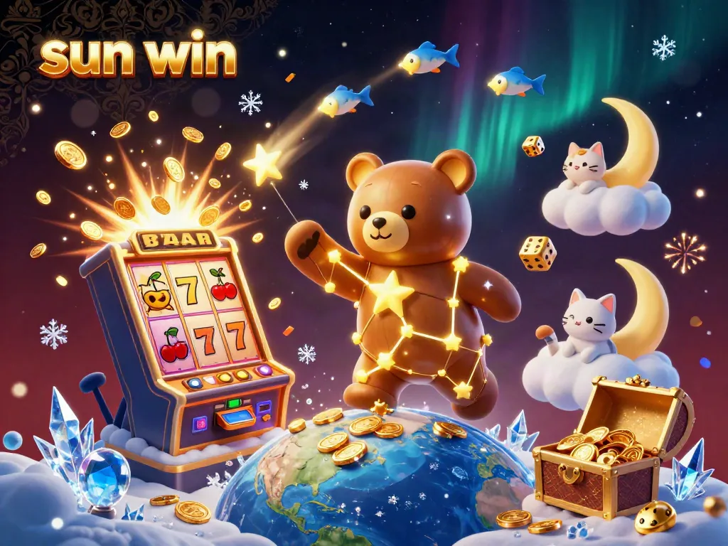 Engage in thrilling gameplay at sun win with an explosion of slots, lively characters, and casino excitement.