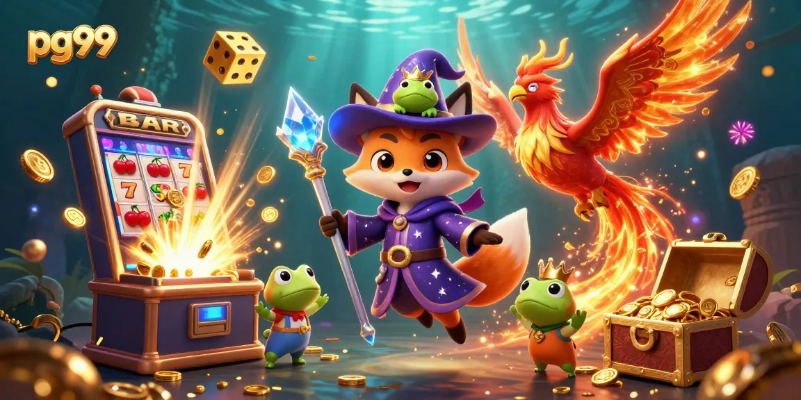 Experience thrilling wins at pg99 with vibrant 3D characters and exciting casino elements.