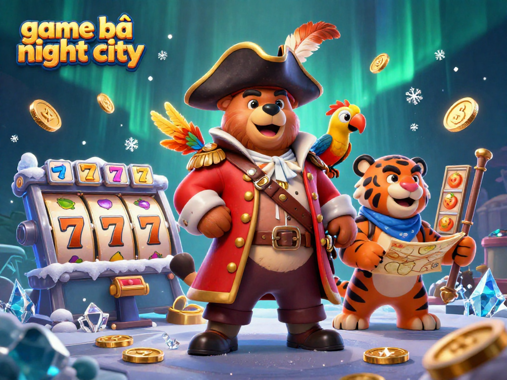 Experience thrilling gameplay in game bài night city with vibrant characters and dynamic slot elements.
