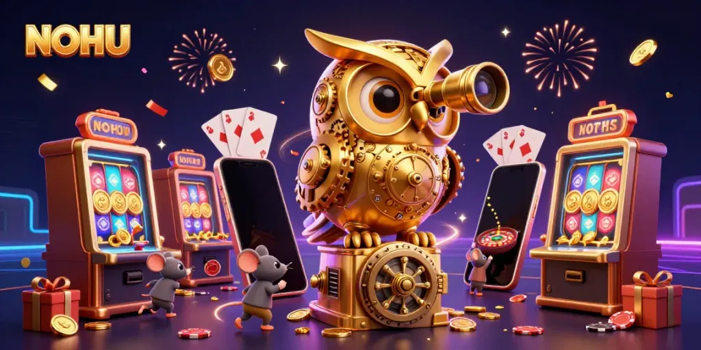 Engage with the dazzling slots at NOHU, a vibrant online casino scene buzzing with activity