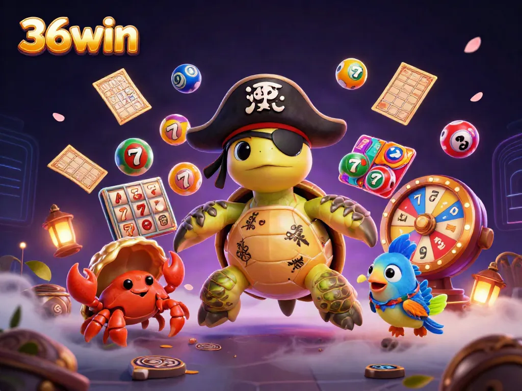 Engage in exciting gameplay at 36win with animated characters enjoying dynamic slot machine adventures and vibrant casino elements.