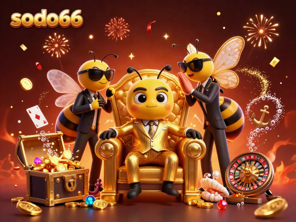 Sodo66 offers thrilling casino action with a bumblebee mob boss, wasp guards, and rich rewards.