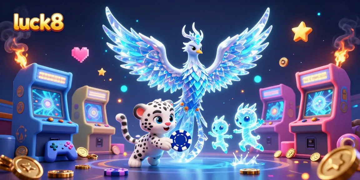 Experience the luck8 gaming adventure with vibrant characters and casino elements in action.