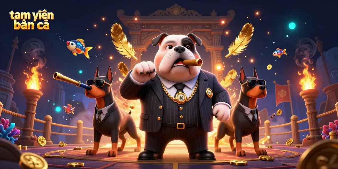 Experience tam tiên bắn cá excitement with a mafia boss and dynamic fish shooting action.