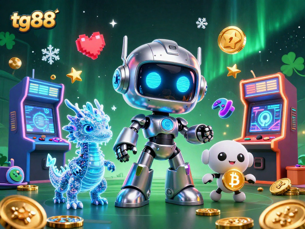 Experience the thrill of tg88 with exciting games and vibrant visuals in this dynamic casino scene.