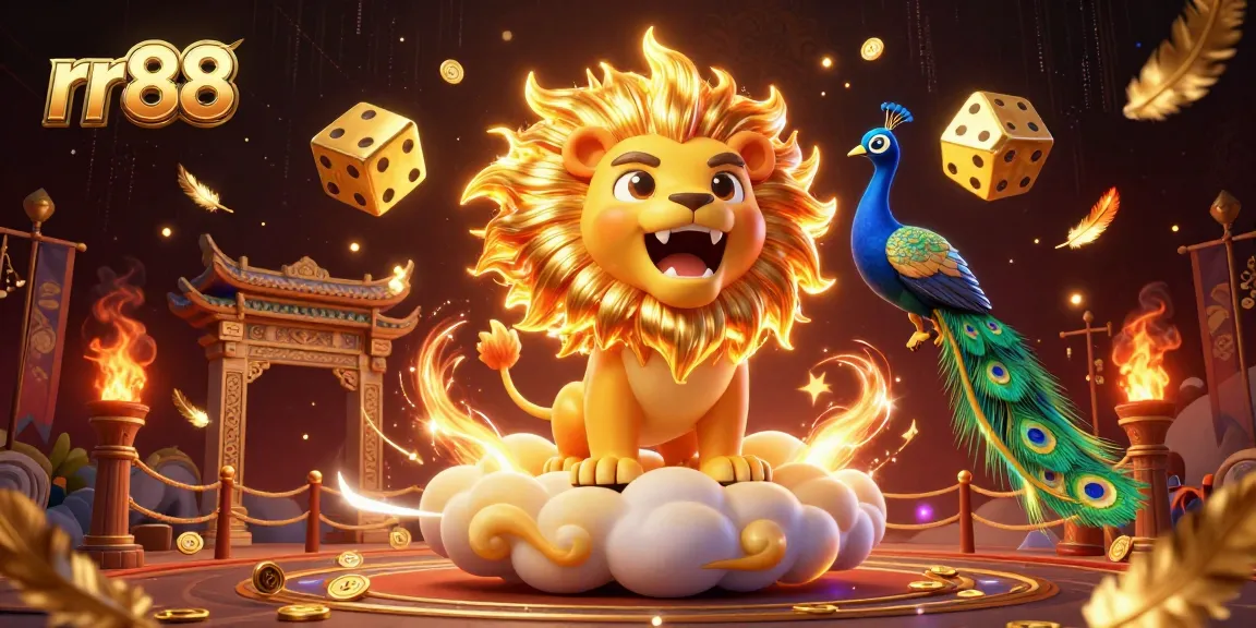 Experience the thrill of winning at rr88 with a dazzling casino scene featuring immersive game elements.