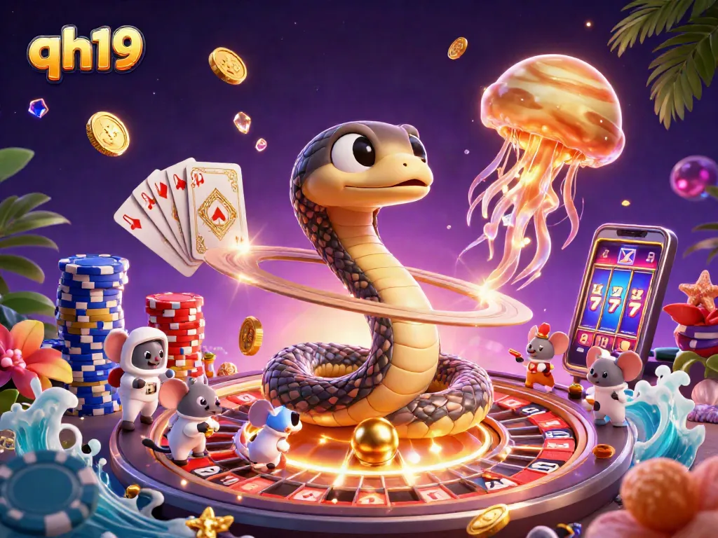 Engage in thrilling adventures at qh19 with an exciting cosmic casino scene.