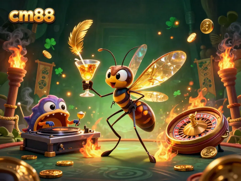 Experience the thrilling cm88 casino world with vibrant characters and dynamic casino elements.