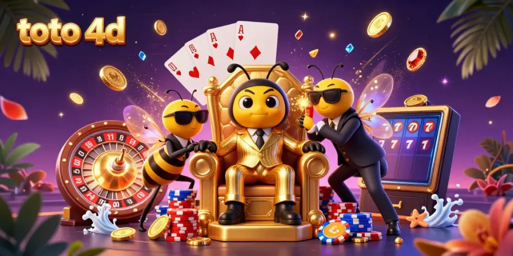 Menangkan hadiah besar dengan toto 4d dan gambarkan bumblebee bos di panggung kasino.