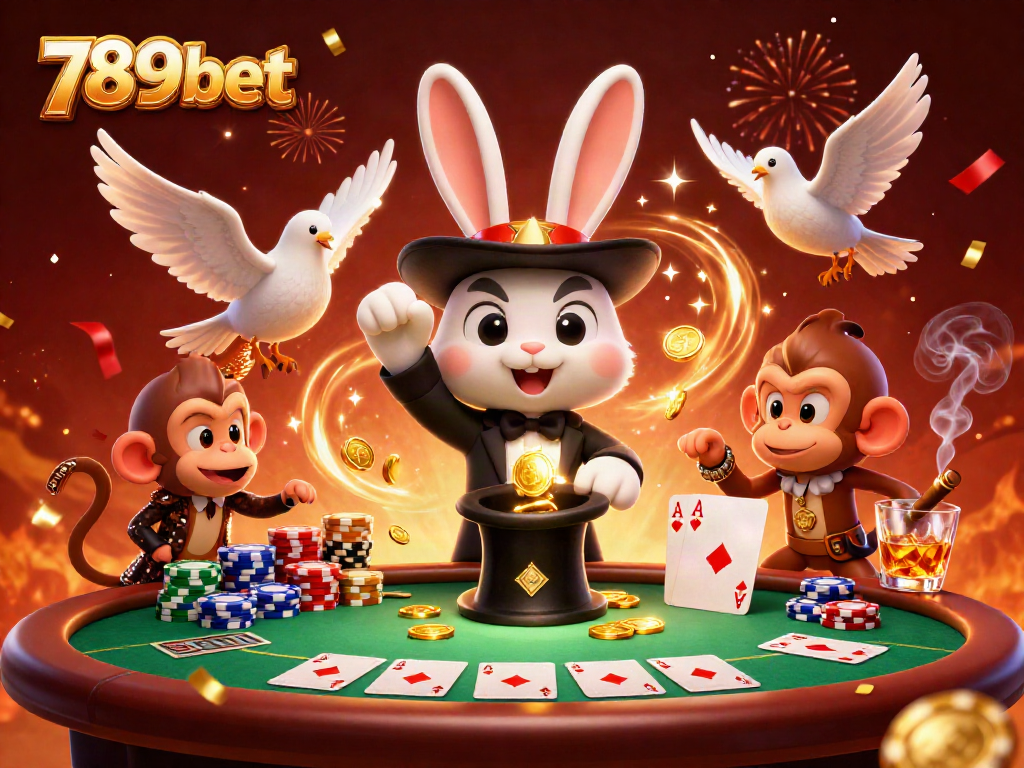 Engage in thrilling poker excitement with 789bet's dynamic casino scene full of magic and fun.
