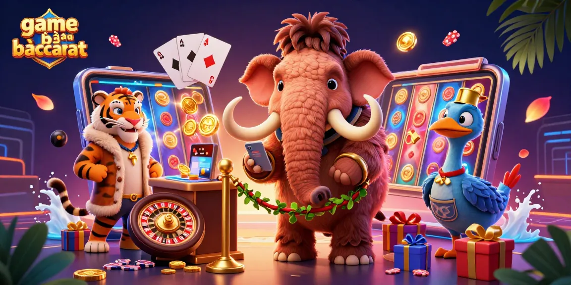 Experience game bài baccarat through our vibrant casino scene filled with bouncers, VIPs, and excitement.