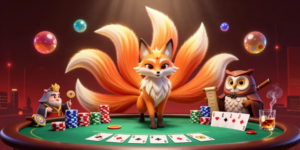 Engage with sin88-onl's vibrant gaming scene featuring enchanting characters and dynamic poker elements.