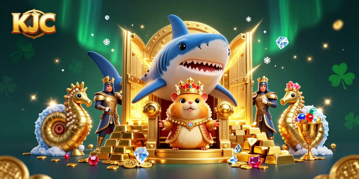 KJC engages players with captivating features in a vibrant casino-themed illustration