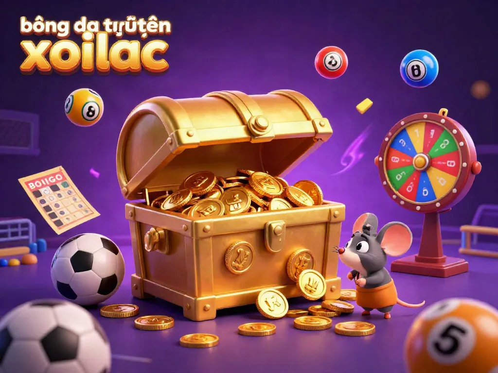 Experience bóng đá trực tuyến xoilac tv with a vibrant scene of sports betting excitement featuring dynamic game elements.