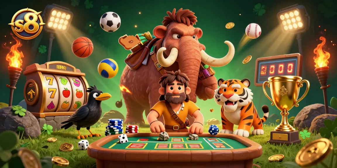 S8 offers thrilling gameplay with lively slots and dynamic sports betting experiences.