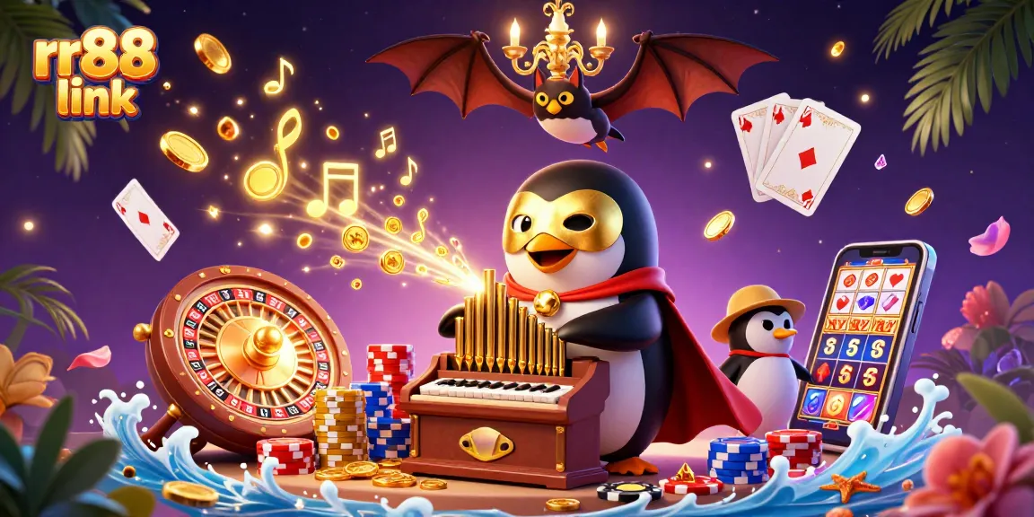Win big with rr88 link featuring a magical casino scene full of excitement and action.
