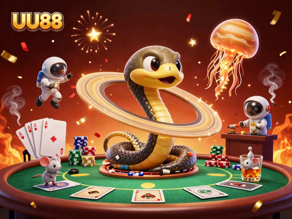 Experience riveting gameplay with UU88 as astronaut mice bet on the cosmic roulette wheel.