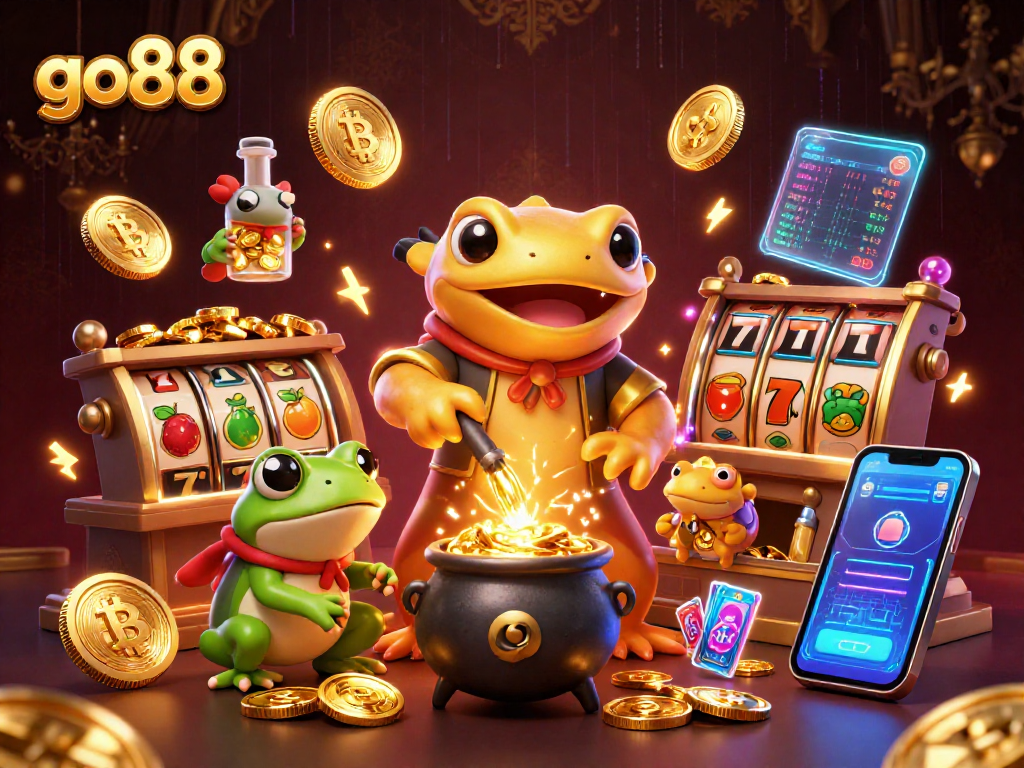 Engage with go88's vibrant casino experience featuring golden salamander alchemist and dynamic game elements.