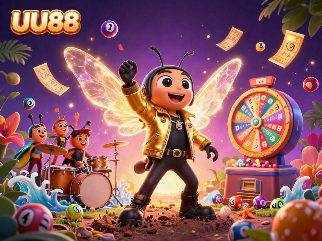 UU88 engages players in vibrant gaming with a magical atmosphere full of energetic characters and lottery elements.