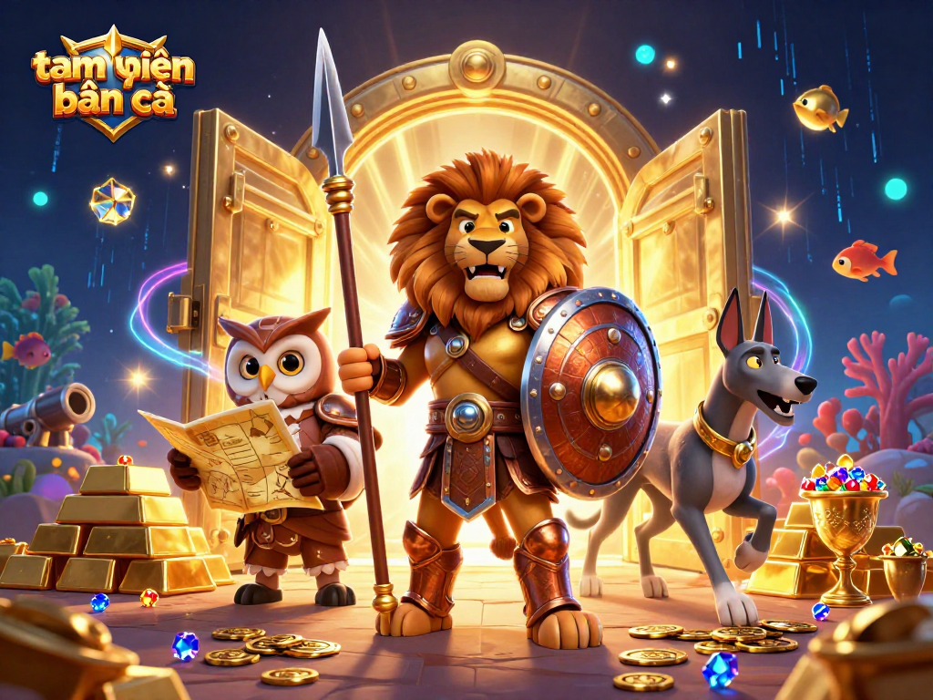Experience the excitement of tam tiên bắn cá with vibrant underwater gaming elements and dynamic action.