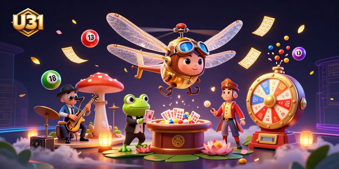 Experience the excitement of U31 with a vibrant casino scene featuring lively characters and dynamic elements.