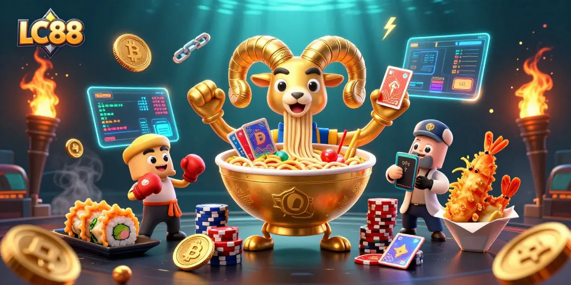 Play and win big at LC88 with exciting games featuring vibrant characters and unique casino elements.