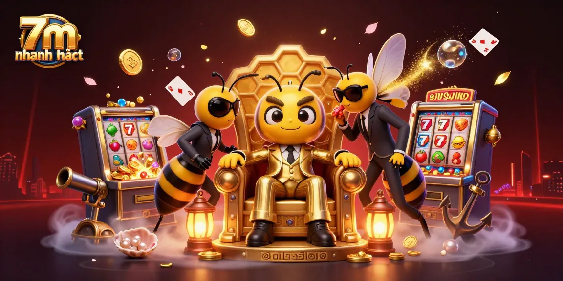 Experience the excitement of 7m nhanh nhất with our energetic casino scene showcasing vibrant gaming elements.
