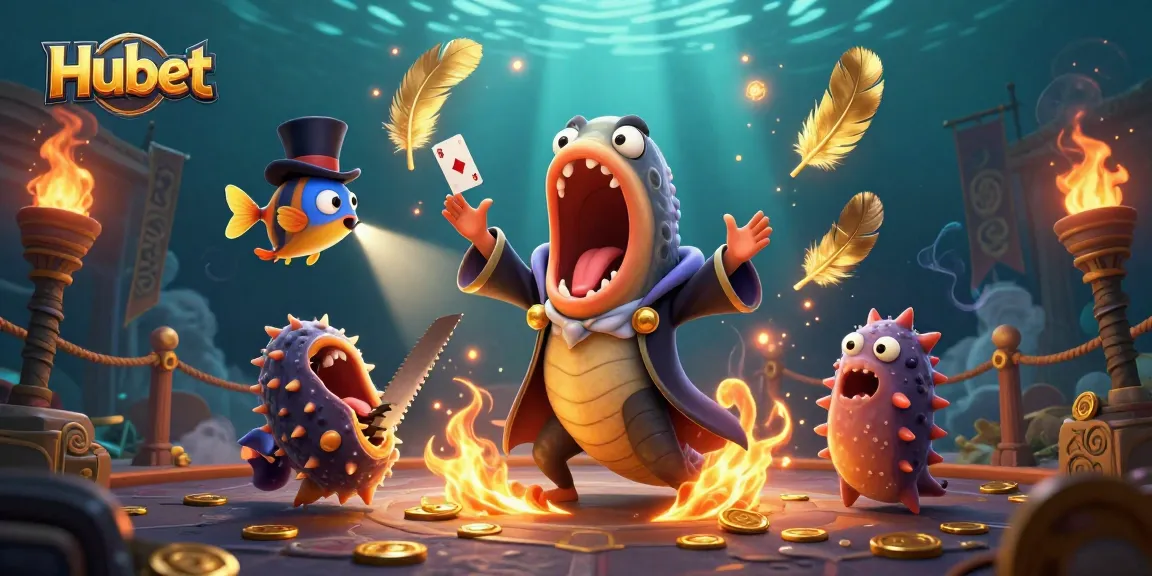 Experience thrilling gambling action at Hubet with vibrant casino-themed illustration.