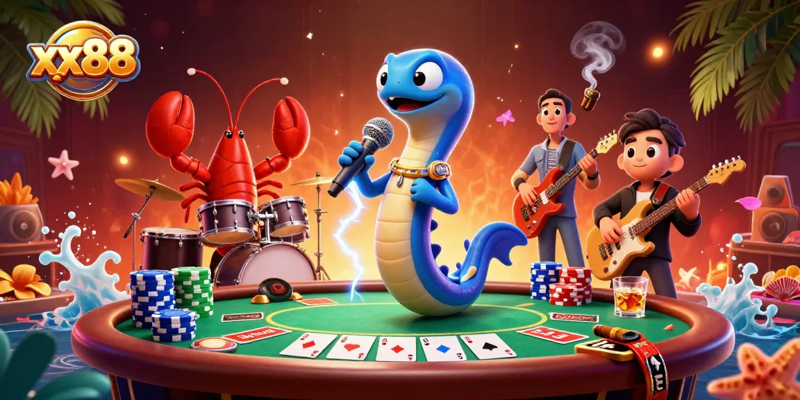Experience thrilling wins at xx88, with vibrant underwater casino games featuring lively cartoon characters.