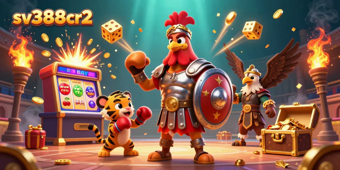 Experience the thrill of sv388cr2's exciting betting arena with gladiator roosters and jackpots.