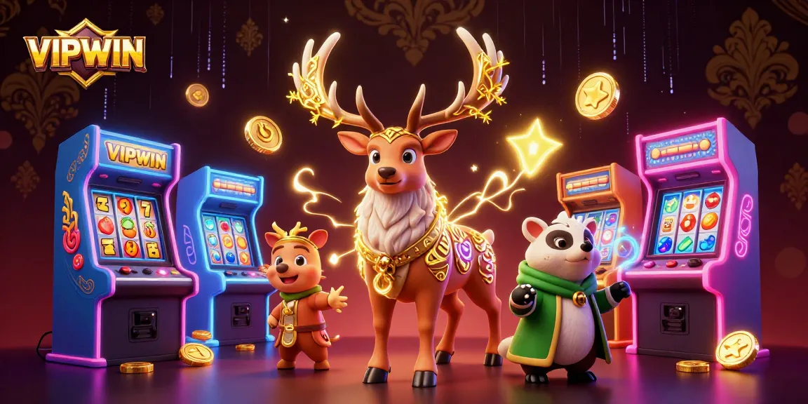 Engage with VIPWIN's thrilling online casino adventure featuring classic slots and charming characters.