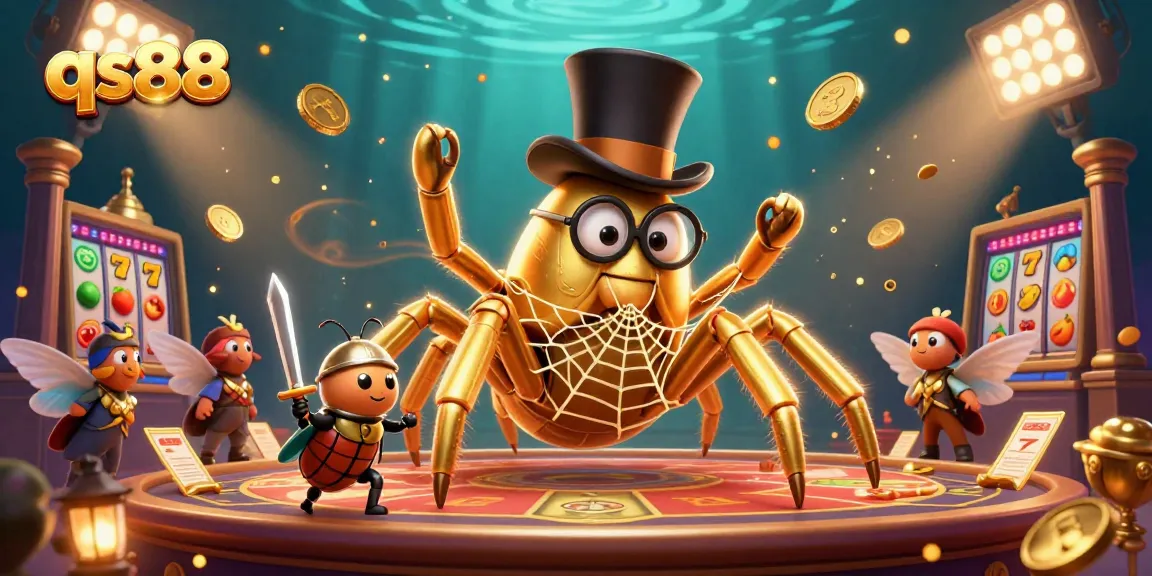 Experience the excitement of qs88 with a vibrant casino scene showcasing characters and thrilling game elements.