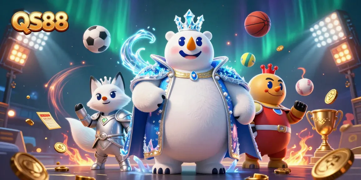 Experience the excitement of QS88 with dynamic sports betting elements and stunning characters.