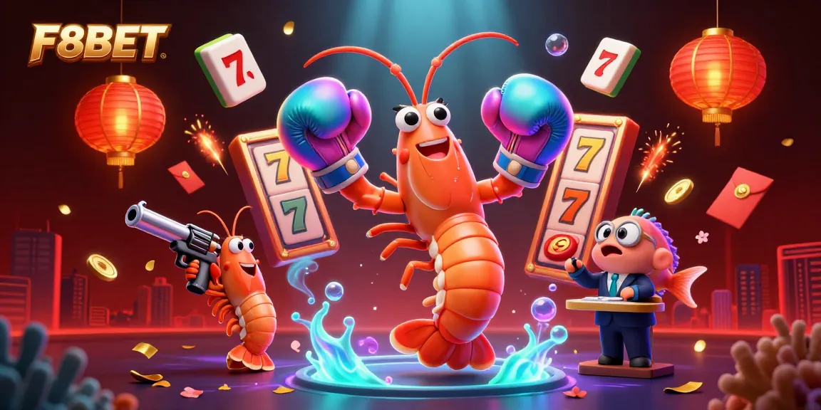 Engage with F8BET in a vibrant slot game scene featuring dynamic characters and rich casino elements.