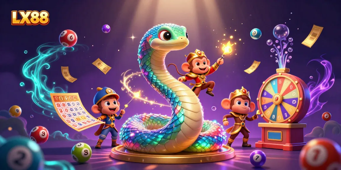 LX88 immersive casino experience showcasing vibrant characters and dynamic game elements in a magical setting